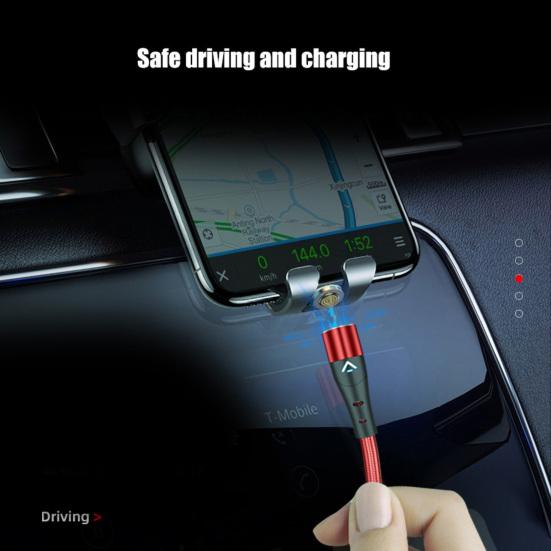 Charging Cable Magnetic Aluminium Alloy Portable Fast Charging Phone Plug for iPhone