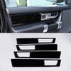 Pour Land Rover Discovery 4 2010-2016 ABS Noir Kit Intérieur Tableau de Bord Console Panneau de Changement de Vitesse Décoration Couverture Garniture Autocollants