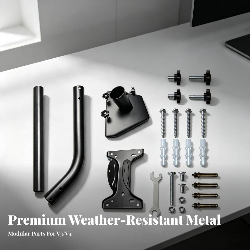 Support Base 360-Degree Rotating Adjustable Mounting Structure for Homeowners