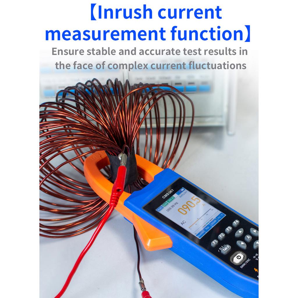 3 in 1 Digital Oscilloscope Clamp Meter 600A AC DC Support Real time Waveform Analysis Resistance Capacitors Diodes