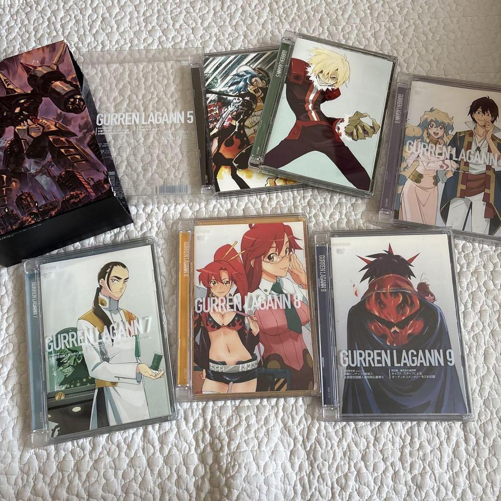 [USED] Free shipping on the Tengen Toppa Gurren Lagann DVD box set