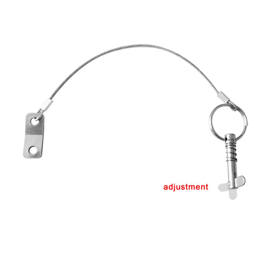 Durable Stainless Steel Quick Release Pin Marine Deck Hinge Jaw Slide Fitting for Pool Boats