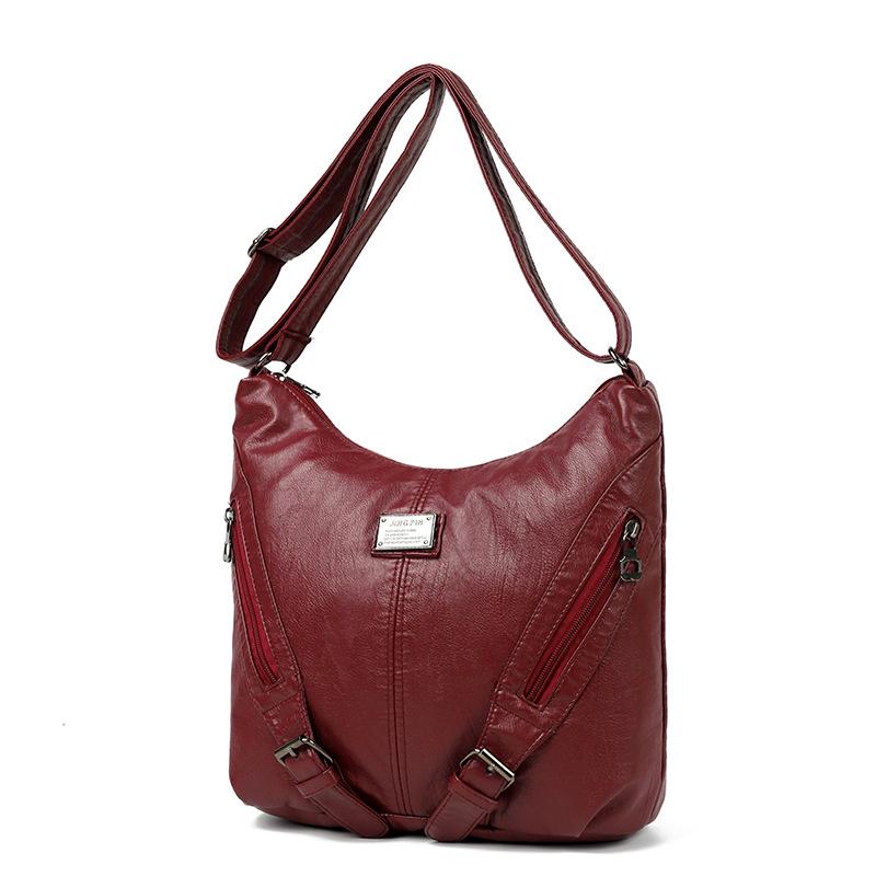 

Retro locomotive bag women s new shoulder bag personalized large capacity portable messenger bag червоний
