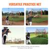 7x7 Ft Baseball Softball Practice Net, Portable Baseball Training Net for Hitting Batting Catching Pitching, Backstop Baseball Equipment Training Aids