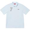 Cursive Polo Light Blue