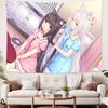 Kawaii HOT Girl Nekopara Tapestry Decoration Bedroom Dormitory Background Cloth Holiday Home Party Living Room Club Tapestry
