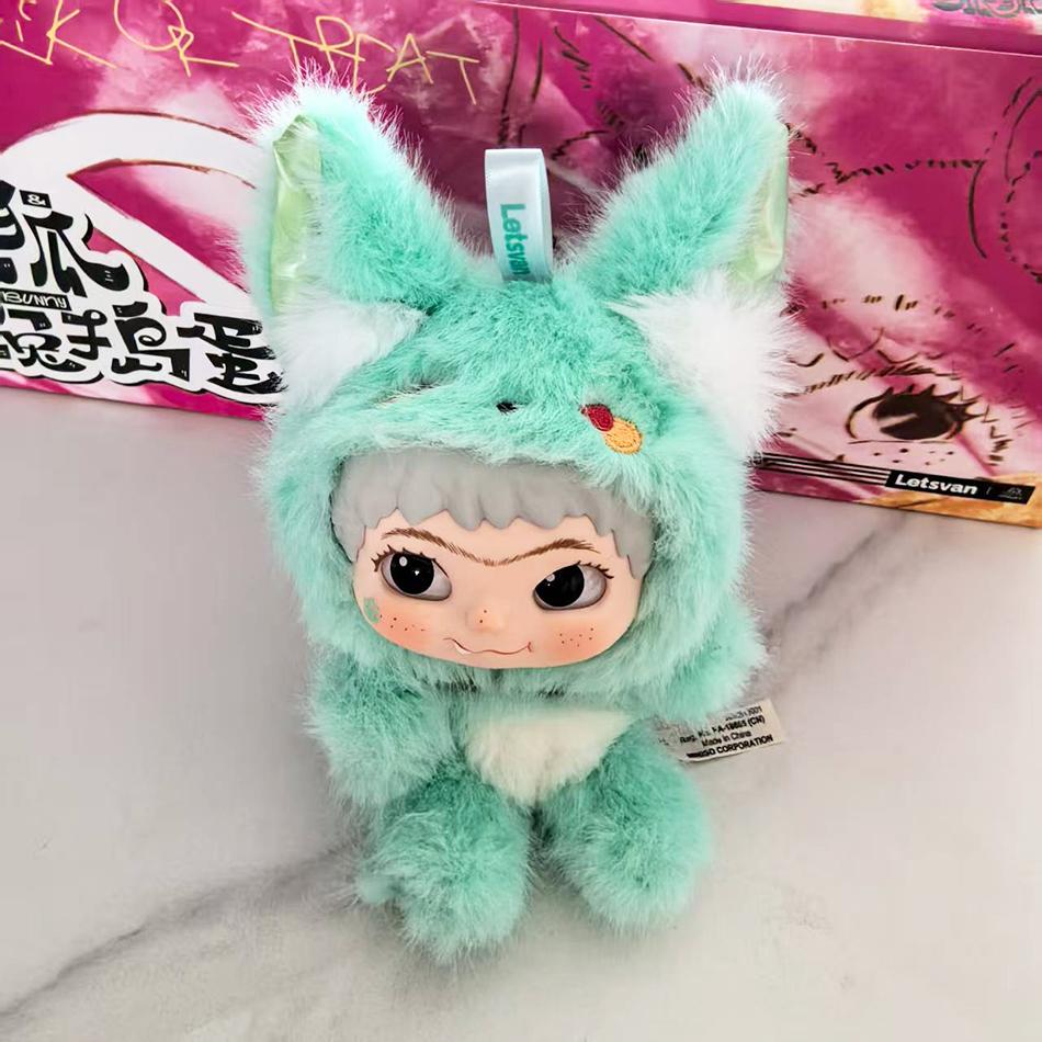 WAKUKU prima și a doua generație seria de Halloween ornament din vinil wow Kuku a doua generație cutie surpriză cutie păpușă de pluș