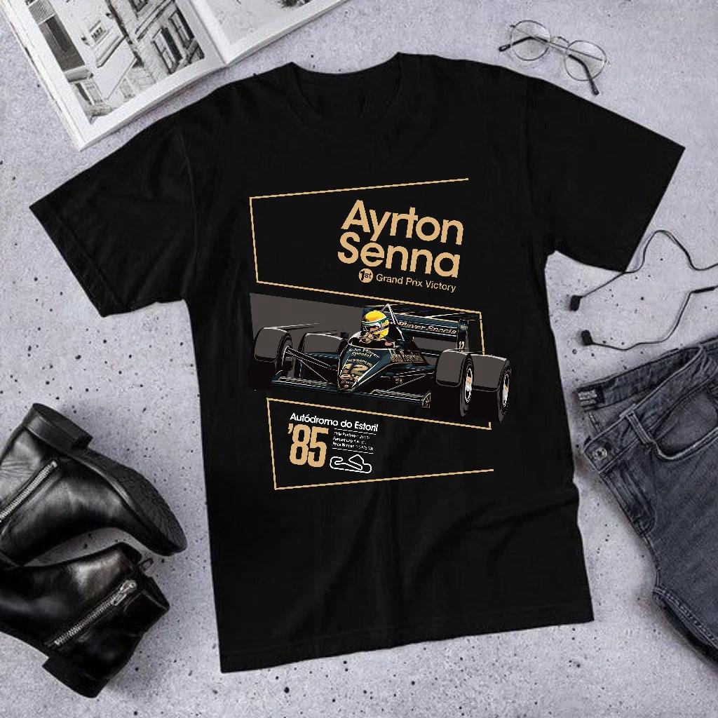 

Ayrton Senna First Grand Prix Win Autódromo do Estoril T-Shirt 3XL