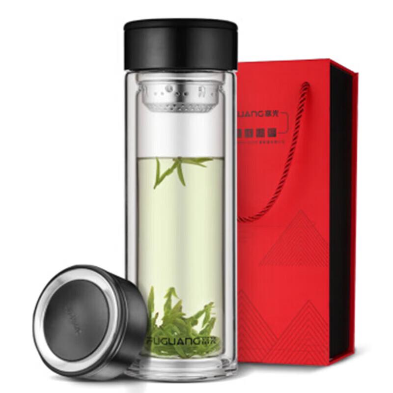 Fuguang Shangming Double-Layer Glass Tea Infuser 400ML