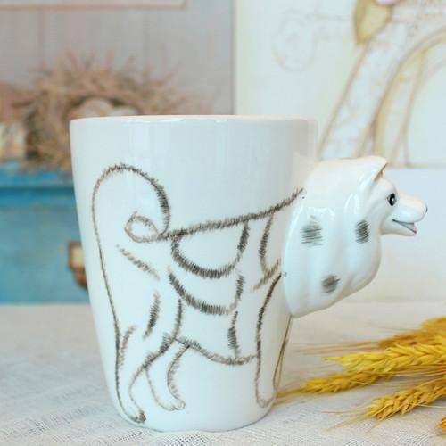 Giraffe Affe Zebra Keramik Wasserbecher 3D Niedliches Tier Kaffeetasse Büro Paar Becher Nachmittagstee Frühstück Milch Geschenk Heimdekor