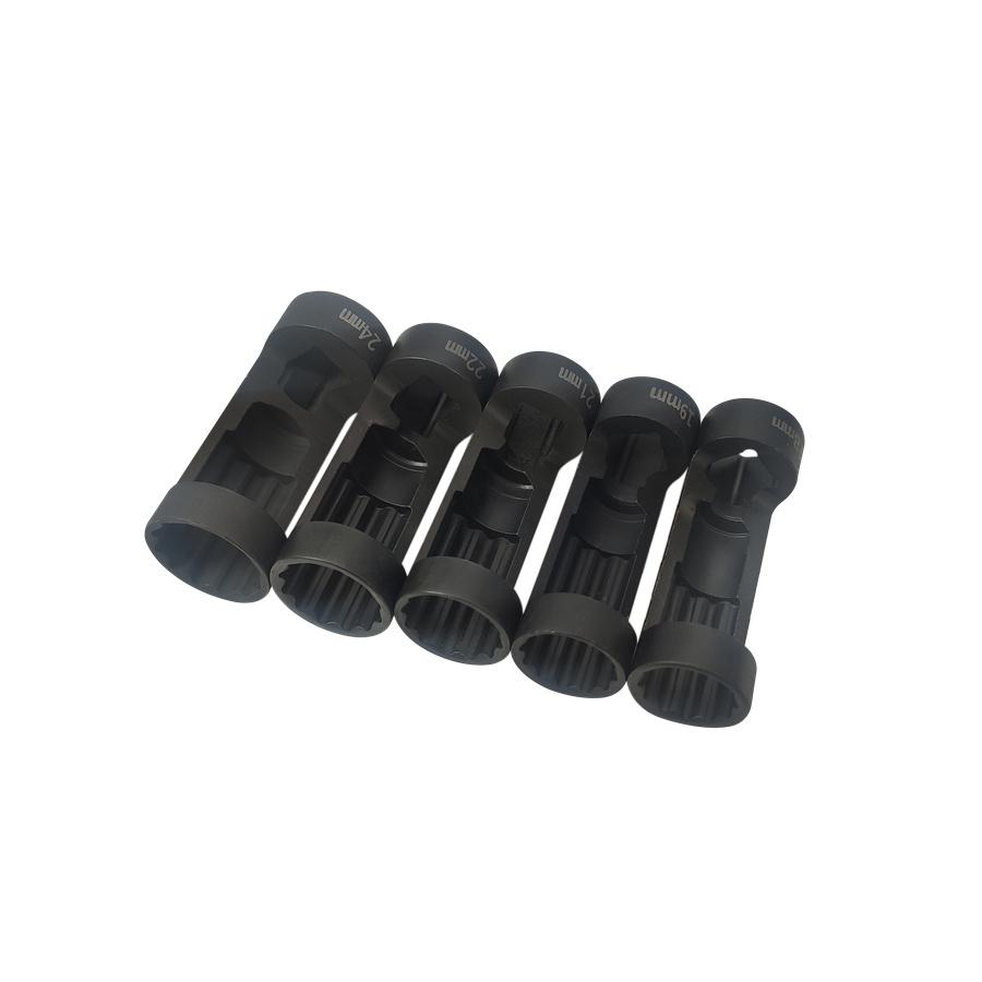 

5pcs 12 point sockets 1/2 Drive 18-24MM Nut Socket Set for most of European vehicles