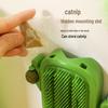 Wall-Mountable Cat Scratching Post with Teaser Stick & Catnip Self-Play Toy