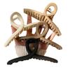 XL 13cm Frosted Milk Coffee Shark Hair Claw Clip
