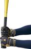 ZETT Baseball Batting GRAPHIC GRIP General Gray X Gold Size L Gloves, GLOVE, Ambidextrous, Use, (1582), (BG18523B)