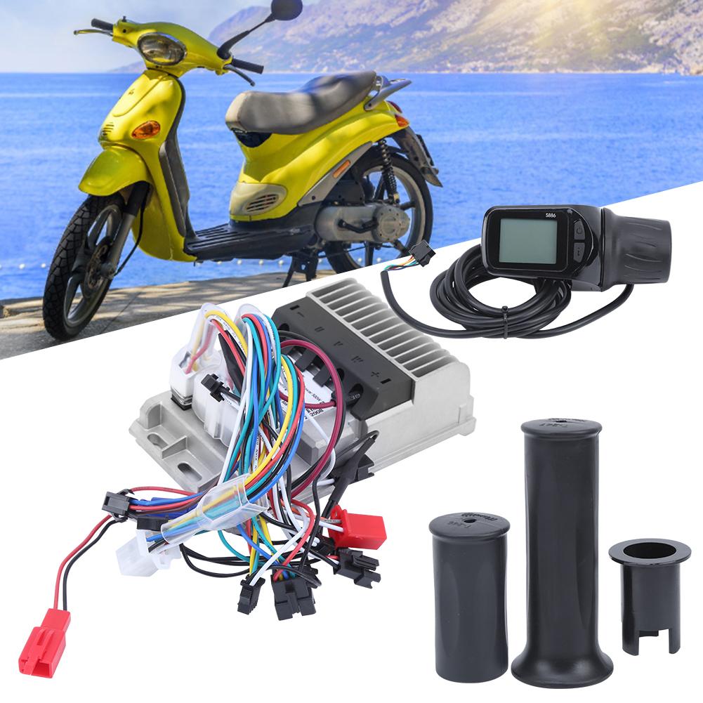 36 48V 500W Electric Tricycles 3‑mode Sinusoid Brushless Controller Instrument LCD Set