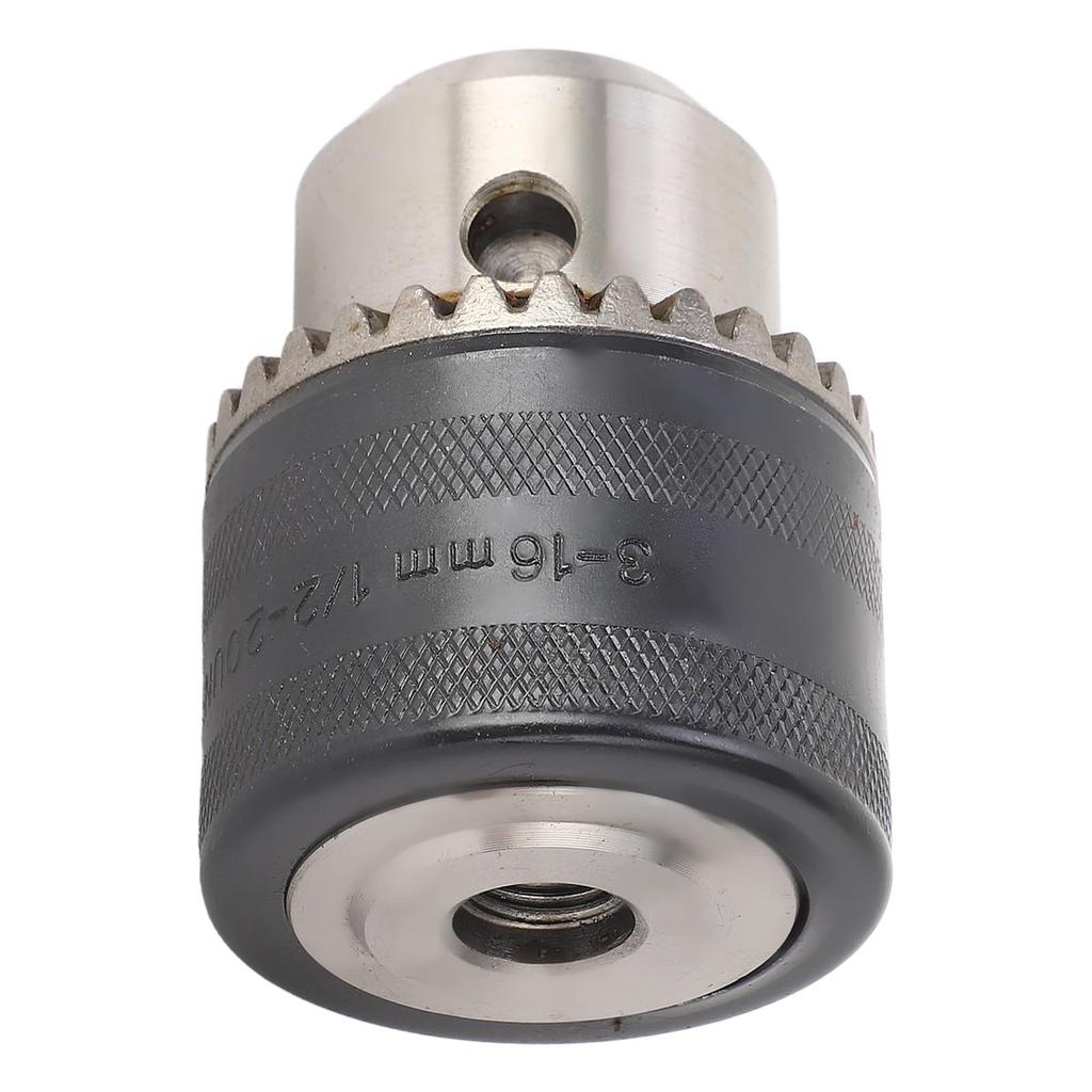 3?Kit adaptor mandrină de foraj tip cheie 16mm 12?Filet 20UNF Mandrină cu 3 bacuri pentru Mașini de Înșurubat cu Impact, Mașini de Găurit Electrice