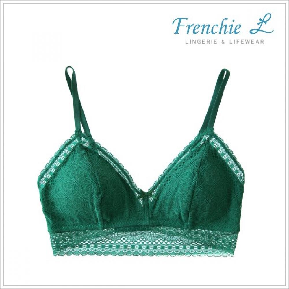

Frenchiel Chamomile Lace Bralette Fbrf771ngr Green/S