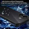 KEYSION Matte durchscheinende schwarze Handyhülle für VIVO V60 Lite 5G Weiches Silikon+PC Klare stoßfeste Rückseite für IQOO Z10R 5G