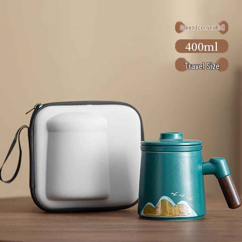 Yipan Ceramic Tea Set with Mug and Travel Bag