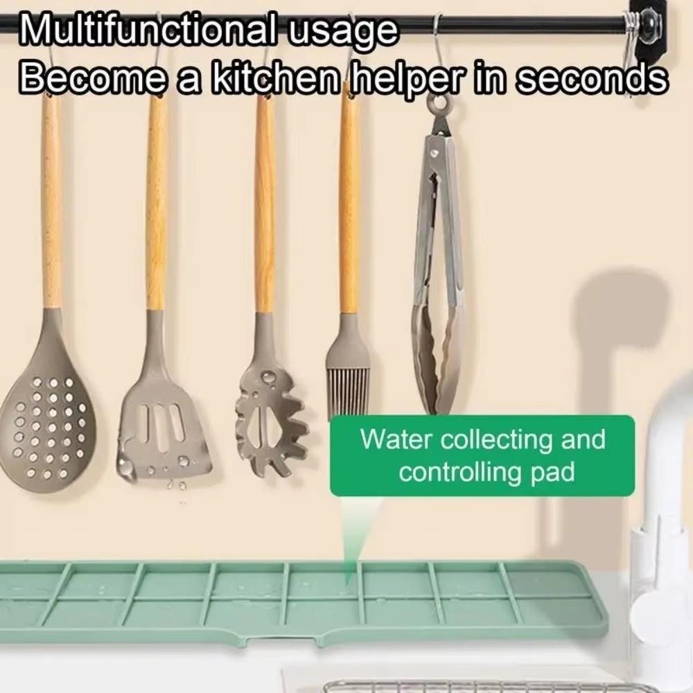 Super Absorbent Silicone Faucet Mat Moisture-proof Diatomite Stone Sink Tray  Kitchen Sink