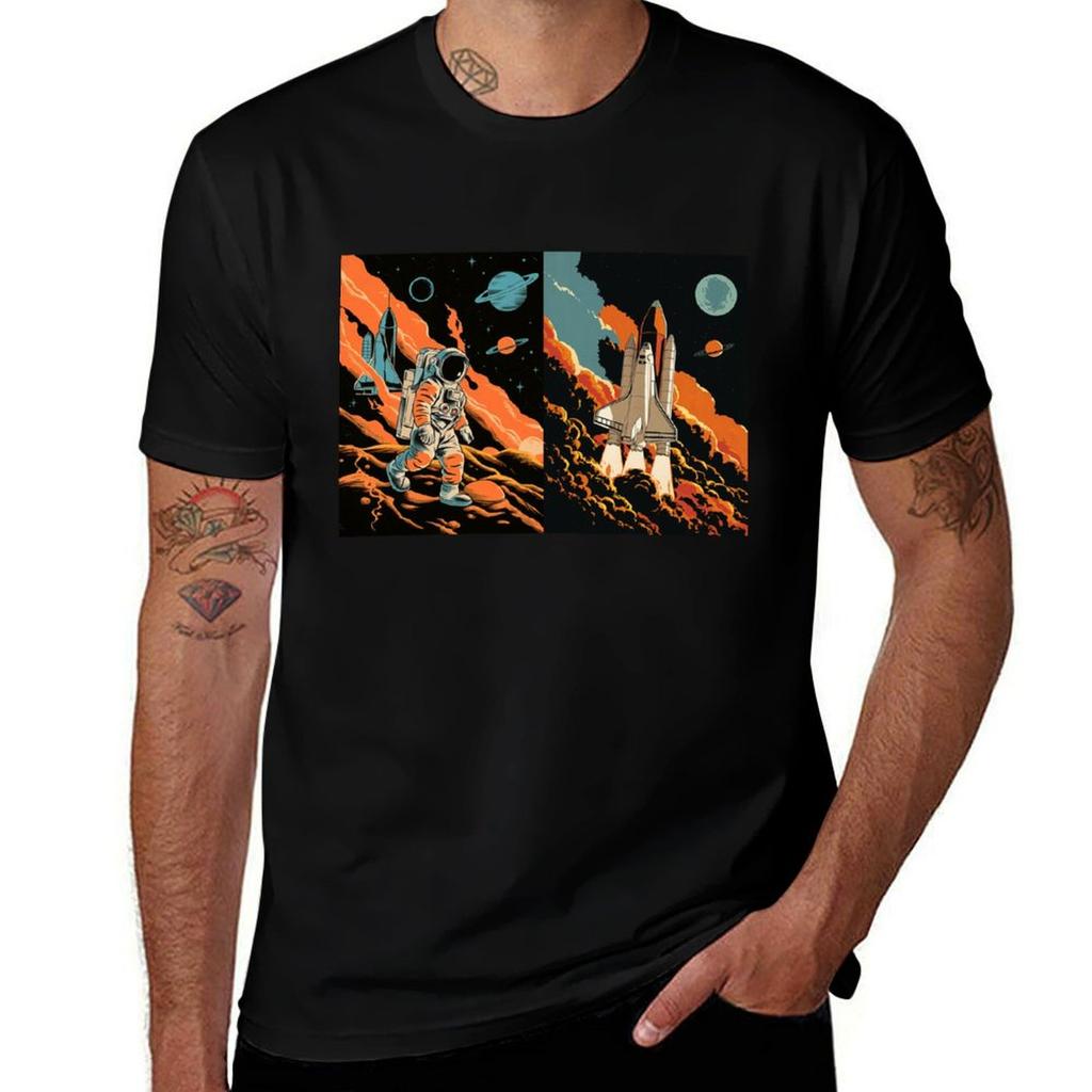 Astronaut Mars Exploration Tshirt Unisex T Shirts Graphic Tshirt