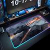 World of tanks Tappetino per Mouse RGB Tappetino per Mouse da Gioco Grande Tappetino LED Tappetino per Scrivania PC Tappetino per Mouse Luminoso Tappetini Grandi per Tastiera Tappeto da Tavolo Con