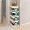 Free Standing Shoe Rack 9 Tier Narrow Entryway Vertical Space Saving Shoe Shelf Storage Organizer Cabinet For Bedroom Entrance