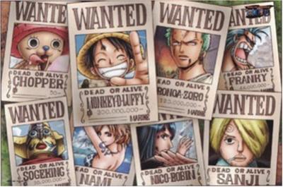 Quebra-cabeça de 1000 peças One Piece Novo Cartaz de Procurado 1000-75