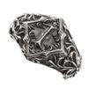 Artemis Kings Number One Free Size Silver Brand Silver 925 Ring, (AKR0073), Men's Accessory, Jewelry, Ring,