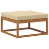 Outdoor Footstool Natural