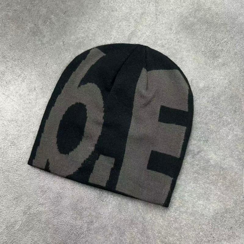 BSCI Camouflage Wool Blend Street Style Beanies Manufacturer High Quality Jacquard Skull Cap Knit Winter Hats Custom Logo