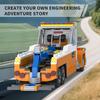 Technical City 449pcs Heavy-duty Tow Truck Model Building Blocks Set Highway Trailer Truck MOC Car Toys For Children Boys Gifts