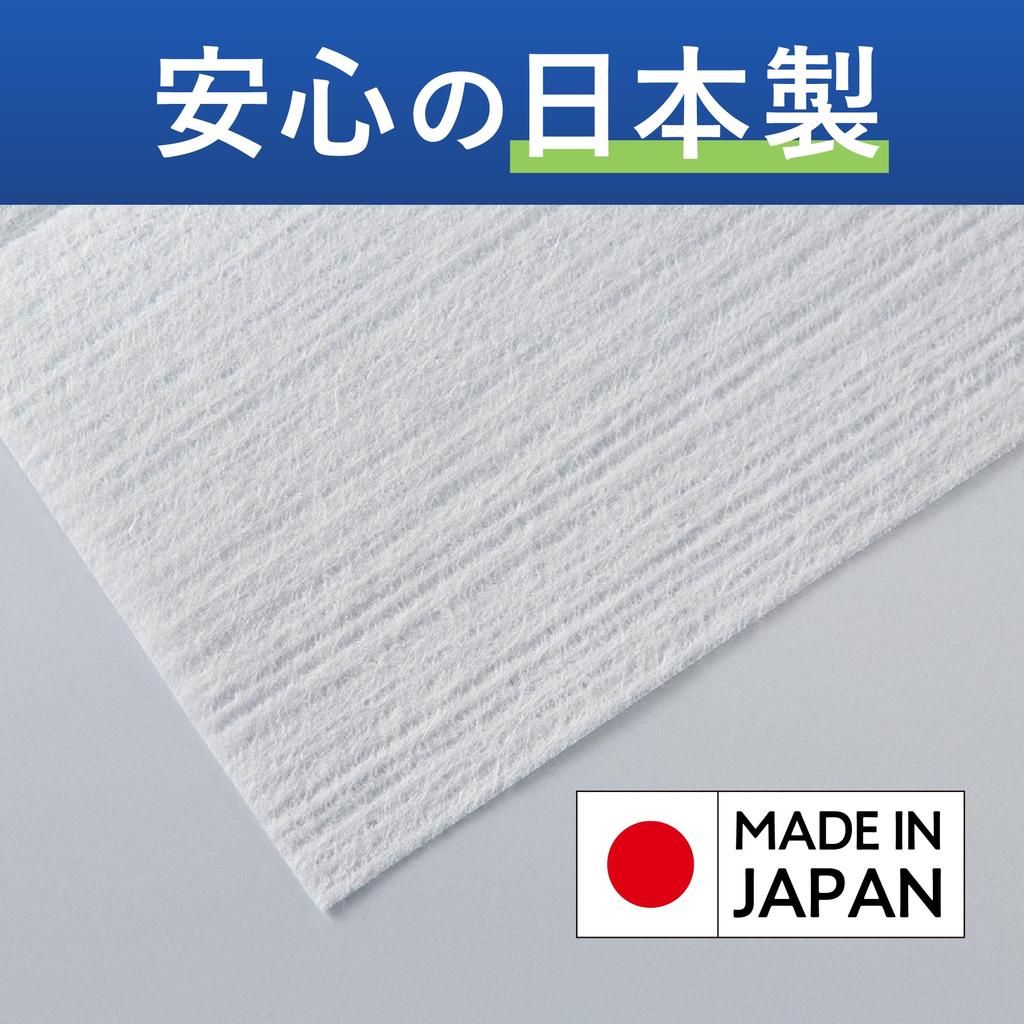 KOKUYO HibiFull Cleaning Extra Large Wet Virus Refill Pack of Can Be Used Like a Supplies, Wipes, Removal, 100, Cloth, KHF-CFR331