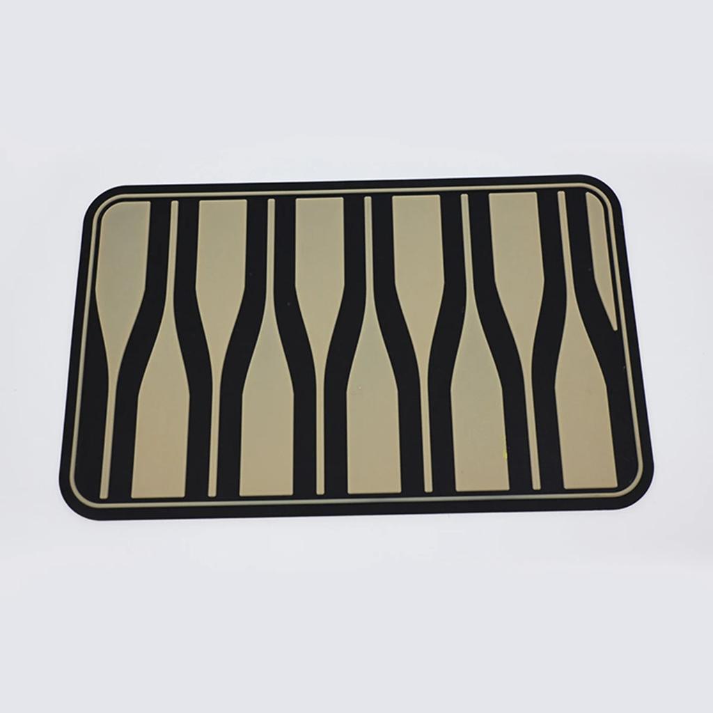Universal Car Floor Pads Anti-skid Pedal Mat Interior Accessories Heel Foot Mat Pedal Cover Black PVC Universal Car Mat