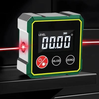 Four Sided Display Angle Gauge Magnetic Suction Digital Display Angle Gauge Accurate Quick Measurement Tilt Angle Box