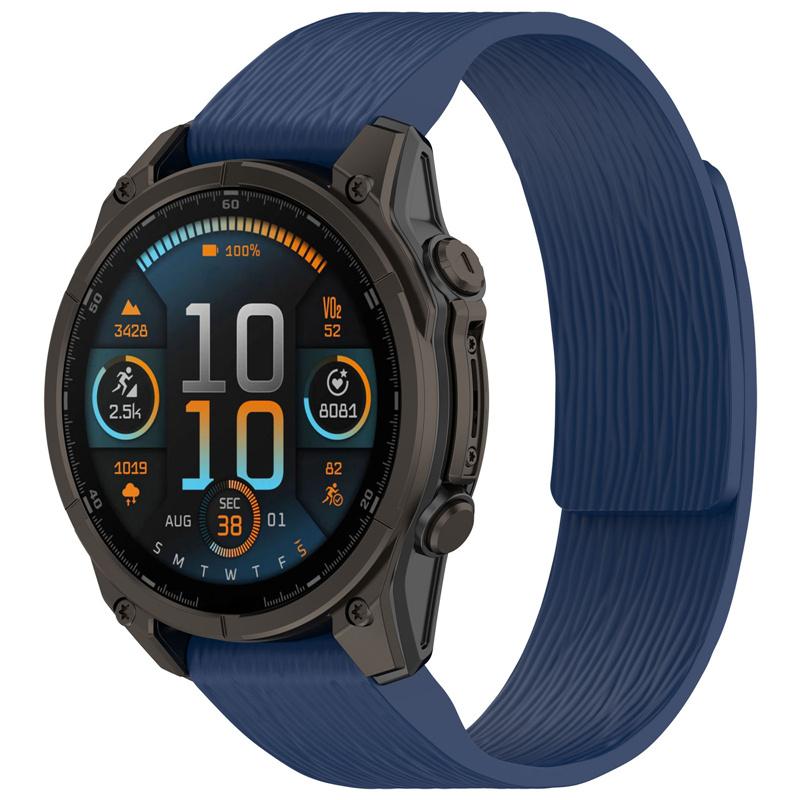 20mm 22mm 26mm Silicone Magnetic Band for Garmin Fenix 8 43 47 51mm 7X 7 7S 5X 5S 6 6X 6S Plus 3HR Quick Fit Bracelet WristStrap