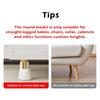 Stable Round Furniture Risers Splint-type Adjustable Furniture Foot Mats Anti-slip Furniture Foot Pad Kpop Idol Card