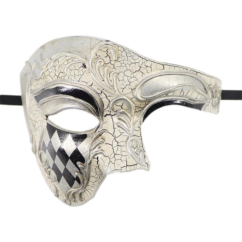 Carnival Half Face Ghost Mask Phantom Mask Halloween Costume