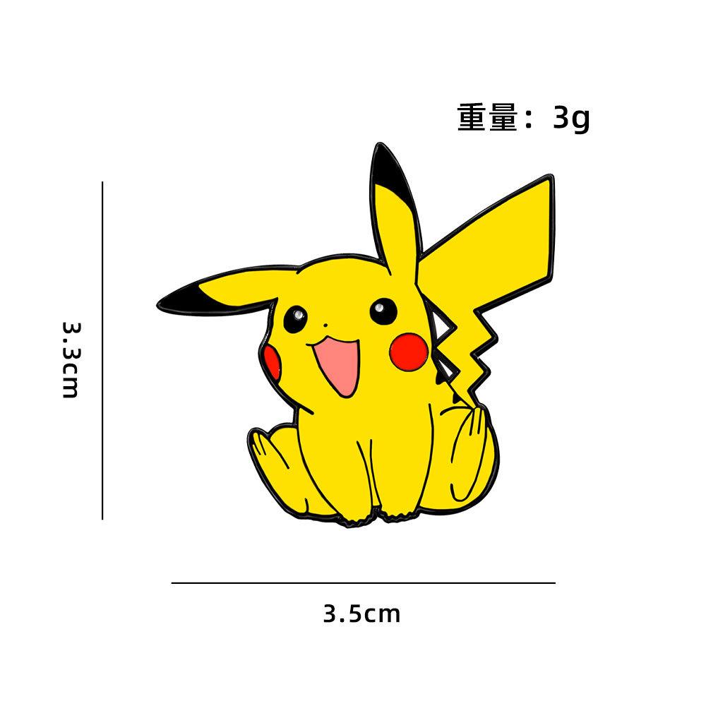 Pokémon Cartoon Badge Pikachu Pokémon Pokémon Anime Doll Cute Brooch
