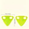 Warning Pendants with Reflective Film - Triangular Stickers for Night Cycling, Road/Mountain/City Bikes, Easy Peel & Stick Adhesive