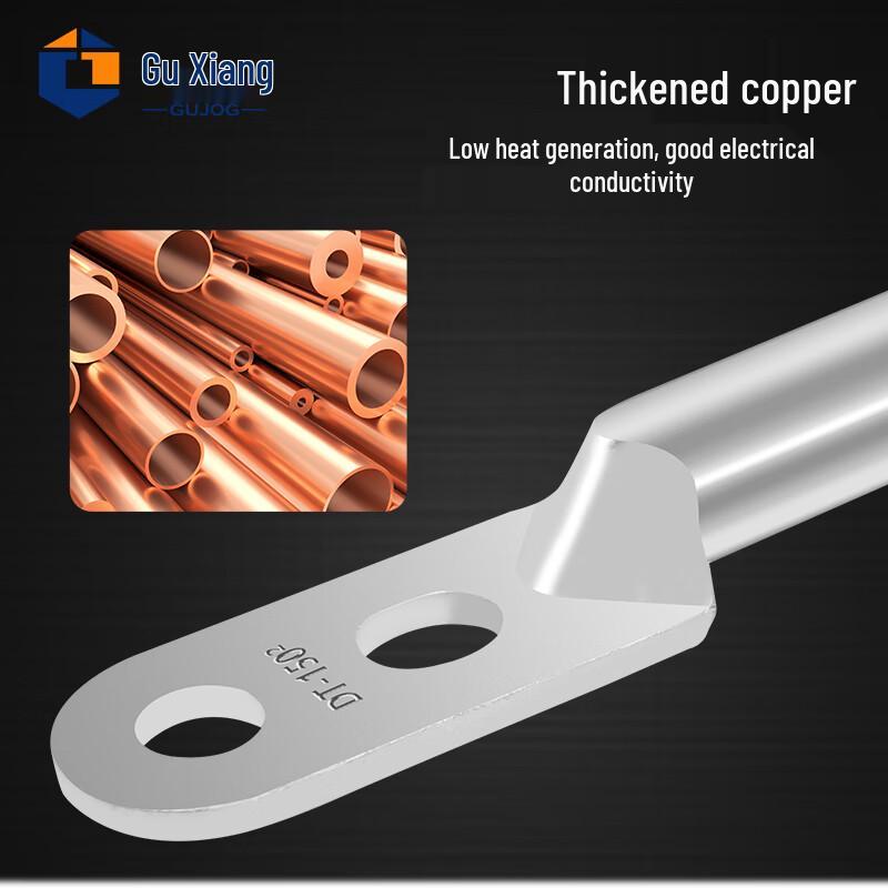 GuXiang DT Tinned Copper Cable Lugs (Double Hole)
