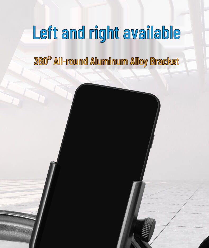 Adjustable Rotatable Metal Phone Holder for Motorcycle Electric Vehicle - Rearview Mirror Bracket