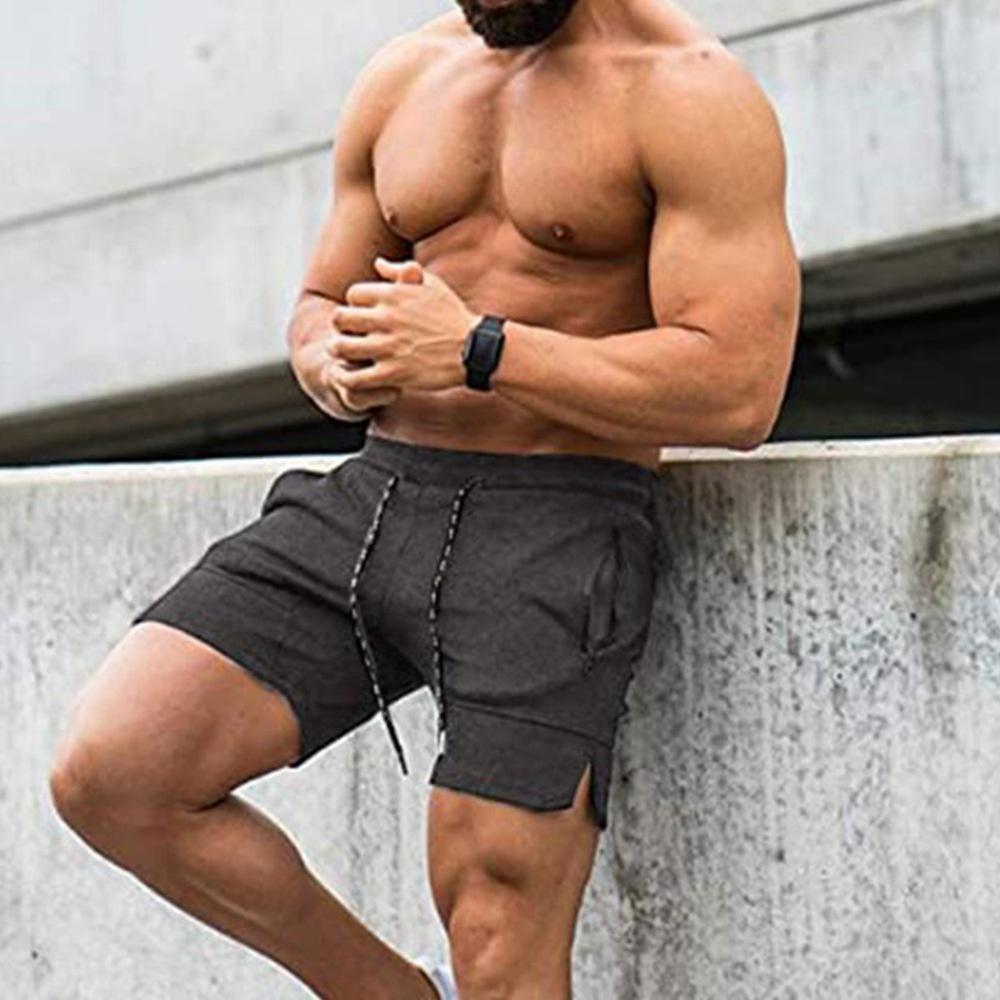 Sommer Herren Mode Sport Casual Outdoor Einfarbig Kordelzug Freiheit Sport Shorts Laufen Fitness Running Training Gym Workout Shorts