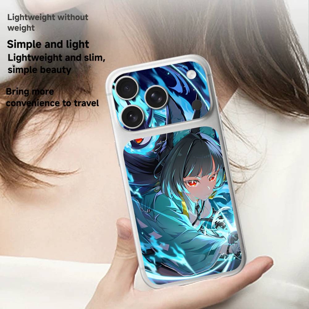 Classic Girl H-Hoshimi Miyabi For IPhone 17 Pro 17 Pro Max Rear Skin Wrap Decal Protective Sticker
