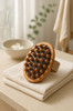 Round Pointed Wooden Full Body Massage Brush, Non Slip Elastic Handle, Comfortable And Relaxing Full Body Massage Tool
