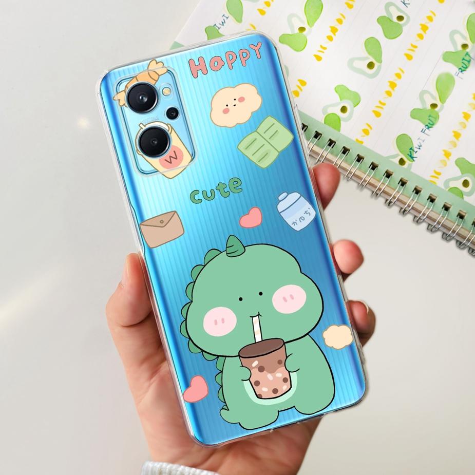For Realme 9i Case RMX3491 New Fashion Painted Cover Clear Silicone Soft TPU Phone Case For Realme 9i 5G RMX3612 Realme9i Fundas