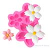 1 st 3-hålig Silikonform med Körsbärsblommaform Solros Fondant Choklad Födelsedagstårta Dekoration Bakning Hemmaform