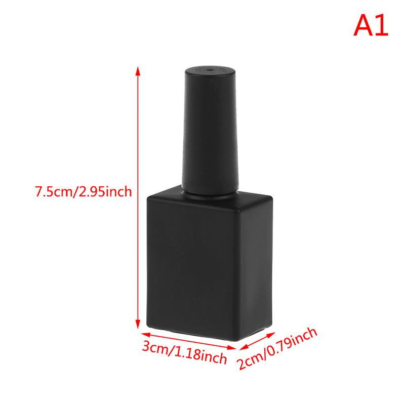 15Ml Empty Nail Polishing Bottle Nail Gel Empty Bottle With Brush Glass Empty Blending Bottle Touch-Up Container