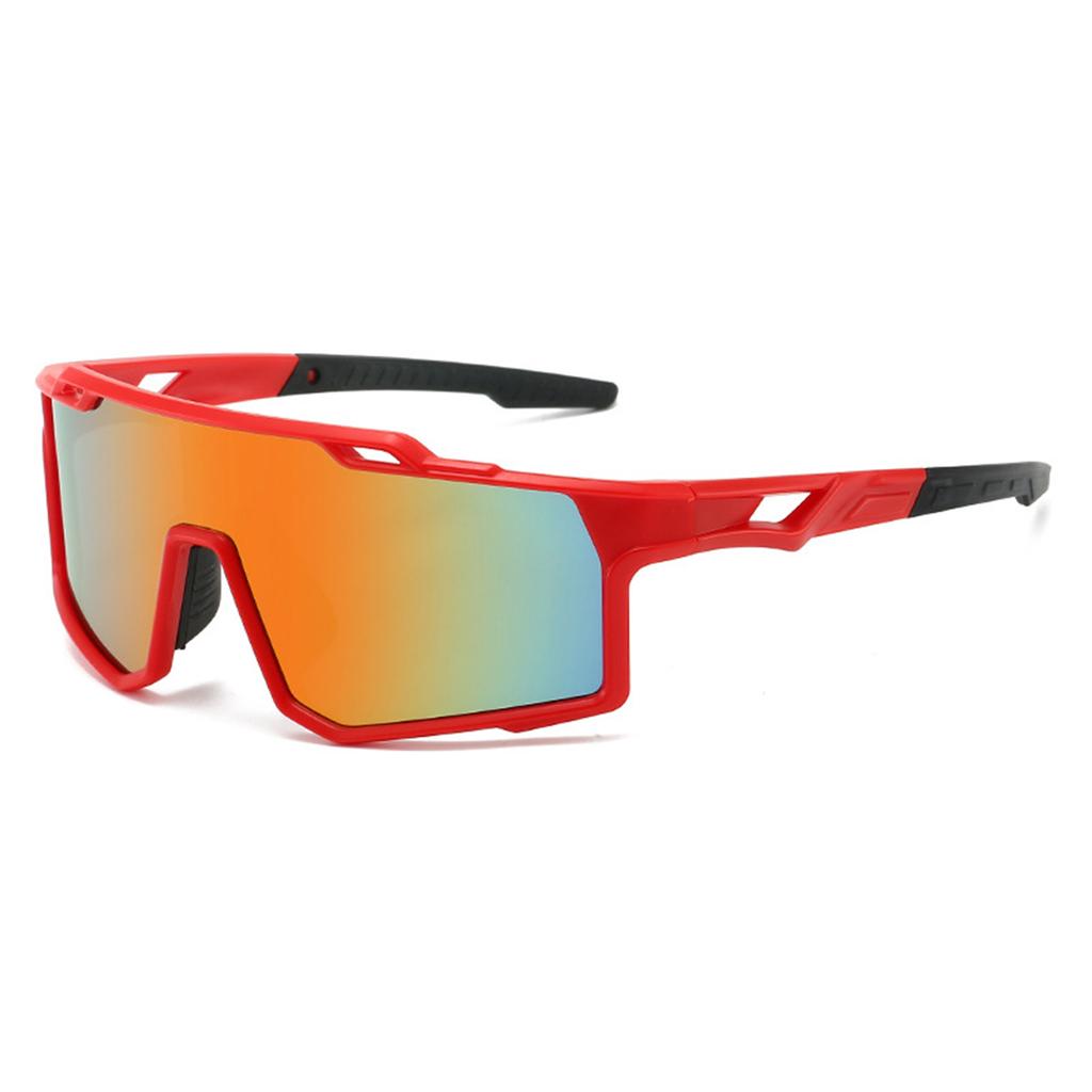 Winddichte Staubdichte Outdoor-Brille zum Radfahren Laufen Polarisierte PC-Gläser 99% UV-Blockierung Unisex-Design