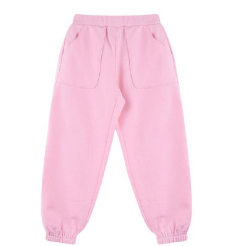  Olivan  Simple Graphic Sweatshirt Top And Bottom  Light Pink 